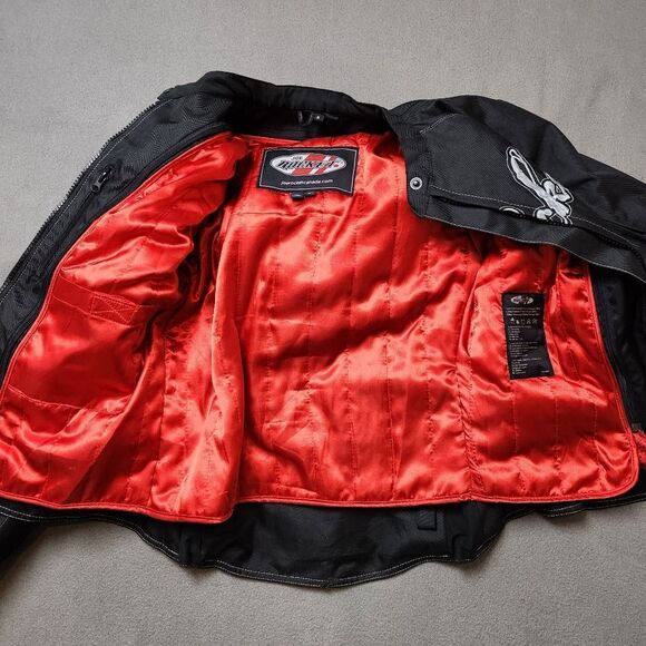 Joe Rocket Motorcycle Jacket Womens S Black Armored Padded Lined Embroidered - Picture 8 of 14